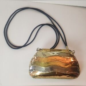 Luciano Vintage Brass/Copper Purse/Clutch - VERY RARE
